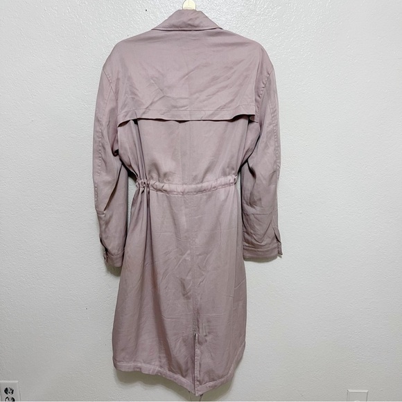 AllSaints Lia Mac Trench Coat size large - Picture 15 of 16